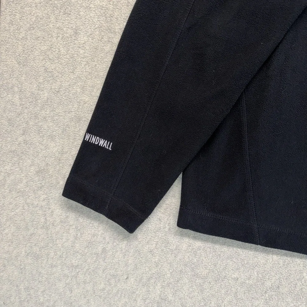 The North Face Mens Large Black Full Zip Fleece Jacket Outdoor Hiking